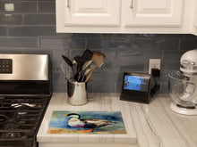 Load image into Gallery viewer, Common Eider Duck Glass Cutting Boards – Durable, Decorative Kitchen Art