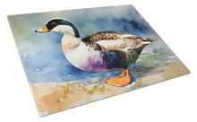 Load image into Gallery viewer, Common Eider Duck Glass Cutting Boards – Durable, Decorative Kitchen Art