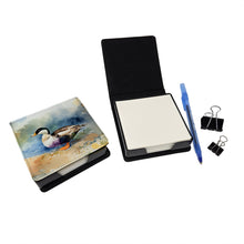 Load image into Gallery viewer, Common Eider Duck PU Leather Note Paper Holder