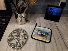 Load image into Gallery viewer, Common Eider Duck Pot Holders - Set of 2 Decorative Kitchen Helpers | Made in the USA