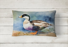 Load image into Gallery viewer, Common Eider Duck Throw Pillow