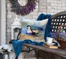 Load image into Gallery viewer, Common Eider Duck Throw Pillow