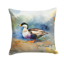 Load image into Gallery viewer, Common Eider Duck Throw Pillow
