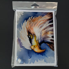 Load image into Gallery viewer, Eagle Greeting Cards - Blank Note Cards – 8-Pack of Artist-Designed Cards with Envelopes