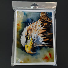 Load image into Gallery viewer, Eagle Greeting Cards - Blank Note Cards – 8-Pack of Artist-Designed Cards with Envelopes