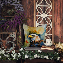Load image into Gallery viewer, Eagle Throw Pillow - 14x14 Decorative Pillow – Art for Your Home &amp; Patio
