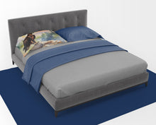 Load image into Gallery viewer, Eagle Standard Pillowcase – Artistic Decorative Front, White Back