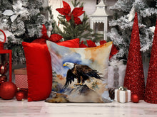 Load image into Gallery viewer, Eagle Throw Pillow - 14x14 Decorative Pillow – Art for Your Home &amp; Patio