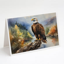 Load image into Gallery viewer, Eagle Greeting Cards - Blank Note Cards – 8-Pack of Artist-Designed Cards with Envelopes