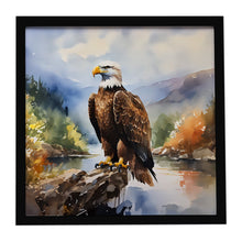 Load image into Gallery viewer, Eagle Framed Metal Print
