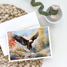Load image into Gallery viewer, Eagle Greeting Cards - Blank Note Cards – 8-Pack of Artist-Designed Cards with Envelopes