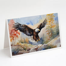 Load image into Gallery viewer, Eagle Greeting Cards - Blank Note Cards – 8-Pack of Artist-Designed Cards with Envelopes