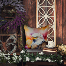 Load image into Gallery viewer, Eagle Throw Pillow - 14x14 Decorative Pillow – Art for Your Home &amp; Patio
