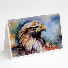 Load image into Gallery viewer, Eagle Greeting Cards - Blank Note Cards – 8-Pack of Artist-Designed Cards with Envelopes