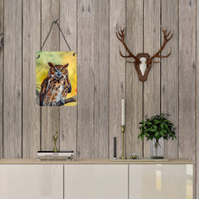 Load image into Gallery viewer, Eastern Screech Owl Wall or Door Hanging Prints