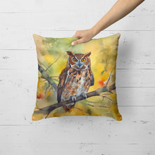 Load image into Gallery viewer, Eastern Screech Owl Throw Pillow