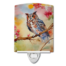 Load image into Gallery viewer, Eastern Screech Owl Ceramic Night Light