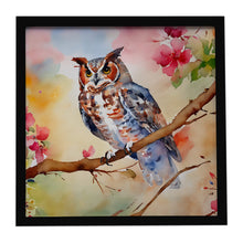 Load image into Gallery viewer, Eastern Screech Owl Framed Metal Print