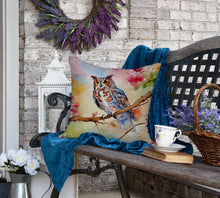Load image into Gallery viewer, Eastern Screech Owl Throw Pillow