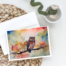 Load image into Gallery viewer, Elf Owl Greeting Cards - Blank Note Cards – 8-Pack of Artist-Designed Cards with Envelopes