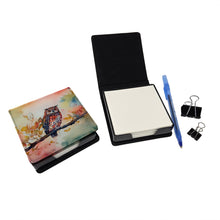 Load image into Gallery viewer, Elf Owl PU Leather Note Paper Holder