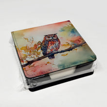 Load image into Gallery viewer, Elf Owl PU Leather Note Paper Holder