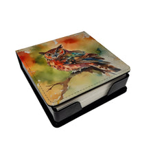 Load image into Gallery viewer, Elf Owl PU Leather Note Paper Holder