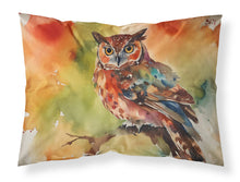 Load image into Gallery viewer, Elf Owl Standard Pillowcase – Artistic Decorative Front, White Back
