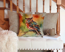 Load image into Gallery viewer, Elf Owl Throw Pillow - 14x14 Decorative Pillow – Art for Your Home &amp; Patio
