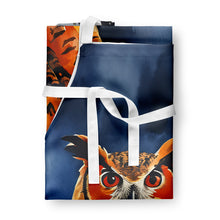 Load image into Gallery viewer, Eurasian Eagle Owl Apron – Artist-Designed Kitchen, BBQ &amp; Craft Apron