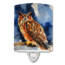 Load image into Gallery viewer, Eurasian Eagle Owl Ceramic Night Light