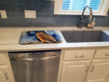 Load image into Gallery viewer, Eurasian Eagle Owl Dish Drying Mat