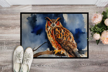 Load image into Gallery viewer, Eurasian Eagle Owl Doormat - 18X27 Indoor / Outdoor Rug | Made in USA