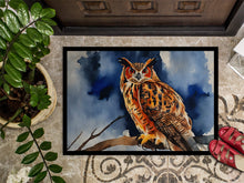 Load image into Gallery viewer, Eurasian Eagle Owl Doormat - 18X27 Indoor / Outdoor Rug | Made in USA