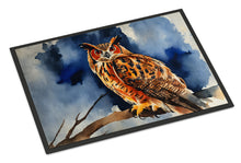 Load image into Gallery viewer, Eurasian Eagle Owl Doormat - 18X27 Indoor / Outdoor Rug | Made in USA