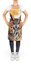 Load image into Gallery viewer, Eurasian Eagle Owl Apron – Artist-Designed Kitchen, BBQ &amp; Craft Apron