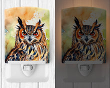 Load image into Gallery viewer, Eurasian Eagle Owl Ceramic Night Light