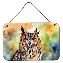 Load image into Gallery viewer, Eurasian Eagle Owl Wall or Door Hanging Prints