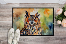 Load image into Gallery viewer, Eurasian Eagle Owl Doormat-24x36 Indoor / Outdoor Rug | Made in USA