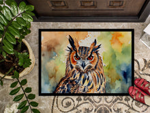 Load image into Gallery viewer, Eurasian Eagle Owl Doormat - 18X27 Indoor / Outdoor Rug | Made in USA