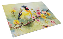 Load image into Gallery viewer, Goldfinch Glass Cutting Boards – Durable, Decorative Kitchen Art