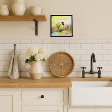 Load image into Gallery viewer, Goldfinch Framed Metal Print