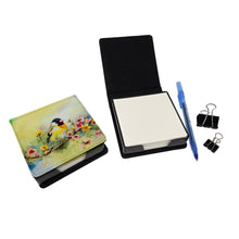 Load image into Gallery viewer, Goldfinch PU Leather Note Paper Holder