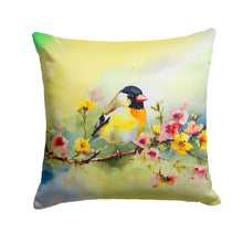 Load image into Gallery viewer, Goldfinch Throw Pillow - 14x14 Decorative Pillow – Art for Your Home &amp; Patio