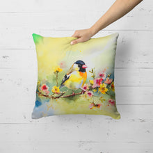 Load image into Gallery viewer, Goldfinch Throw Pillow