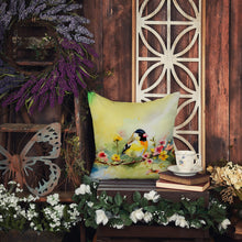Load image into Gallery viewer, Goldfinch Throw Pillow