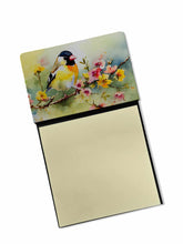 Load image into Gallery viewer, Goldfinch Sticky Note Holder- Refiilable Desk Accessory Note Pad