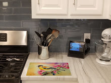 Load image into Gallery viewer, Goldfinch Glass Cutting Boards – Durable, Decorative Kitchen Art