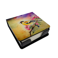 Load image into Gallery viewer, Goldfinch PU Leather Note Paper Holder