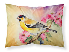Load image into Gallery viewer, Goldfinch Standard Pillowcase – Artistic Decorative Front, White Back